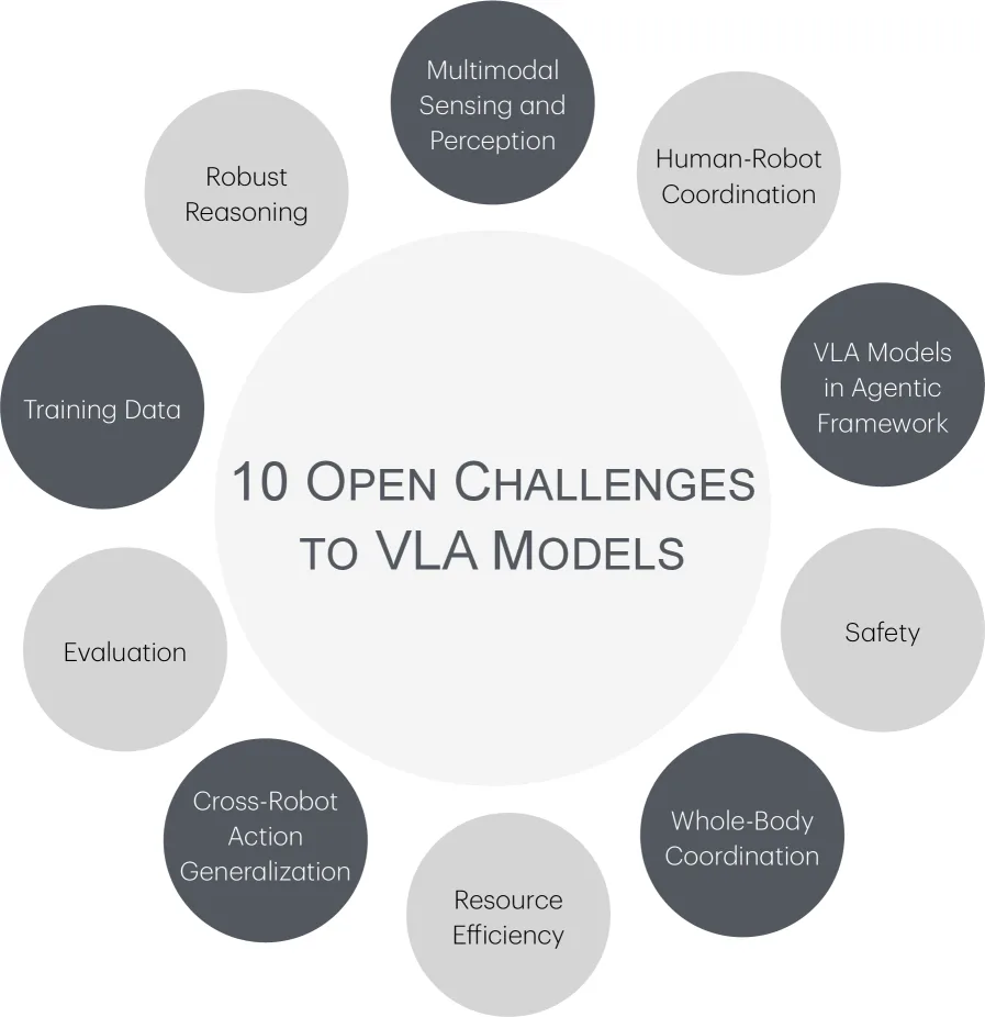 10 Open Challenges Steering the Future of Vision-Language-Action Models