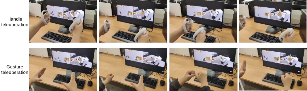 MirrorLimb: Implementing hand pose acquisition and robot teleoperation based on RealMirror