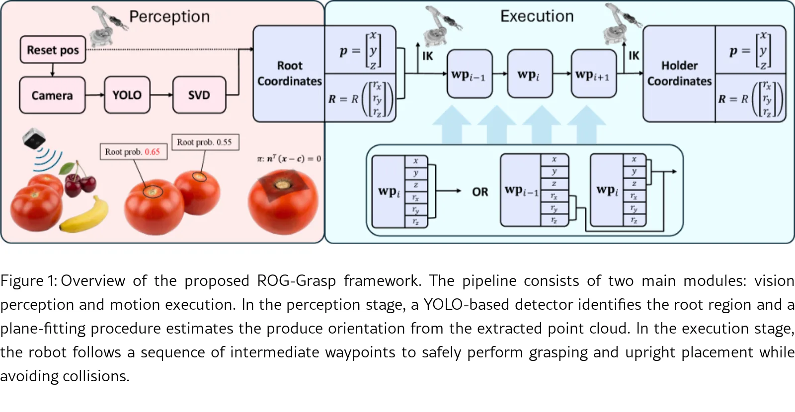 ROG-Grasp: Root-Oriented Geometry for Robotic Grasping and Placement